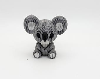 Koala Figurine | Knit Style Desk Pet