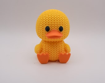 Duck Figurine | Knit Style Desk Pet