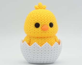 Hatching Chick Figurine | Knit Style Desk Pet