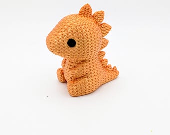 Stegosaurus Figurine | Silk Shimmer 3D Printed Knit-Style Dinosaur | Gold Iridescent Dino Decor | Dinosaur Lover Gift | Desk Pet | Kids Room