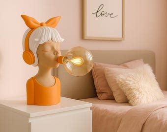 Amore Table Lamp – Sculptural Designer Desk Lamp, 3D Printed Art Lighting