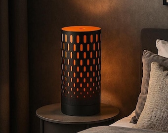 Milazzo Table Lamp – 3D Printed Perforated Bedside Lighting