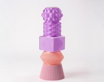 Faro Blossom Table Lamp – Modular Playful Lamp, Soft Colorful Lighting