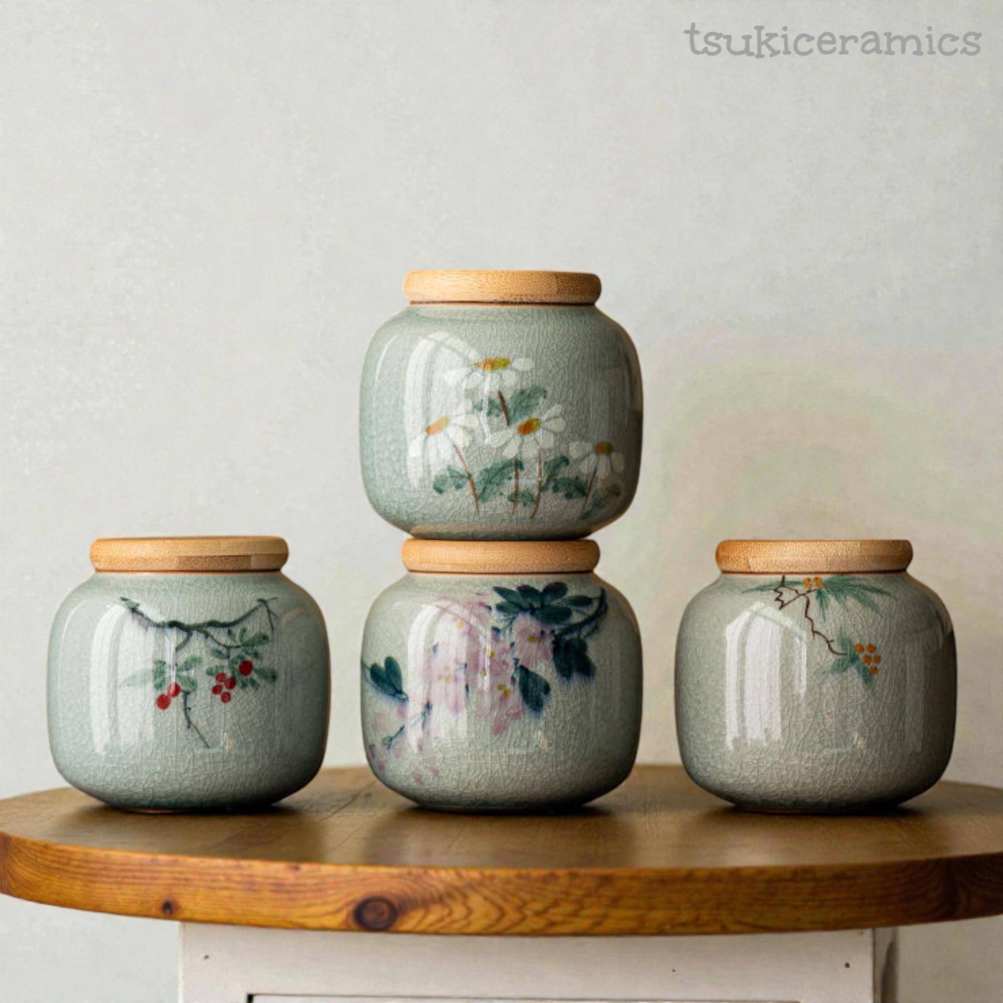 Japanese Tea Caddy - Etsy