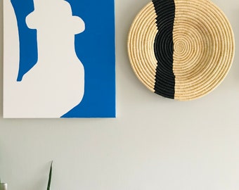 Rafia ugandesa Disco de arte mural