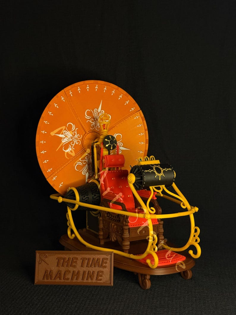 Lablled Time Machine The Time Machine 1960s Model With LED Lights | Retro Sci-fi Collectible ...