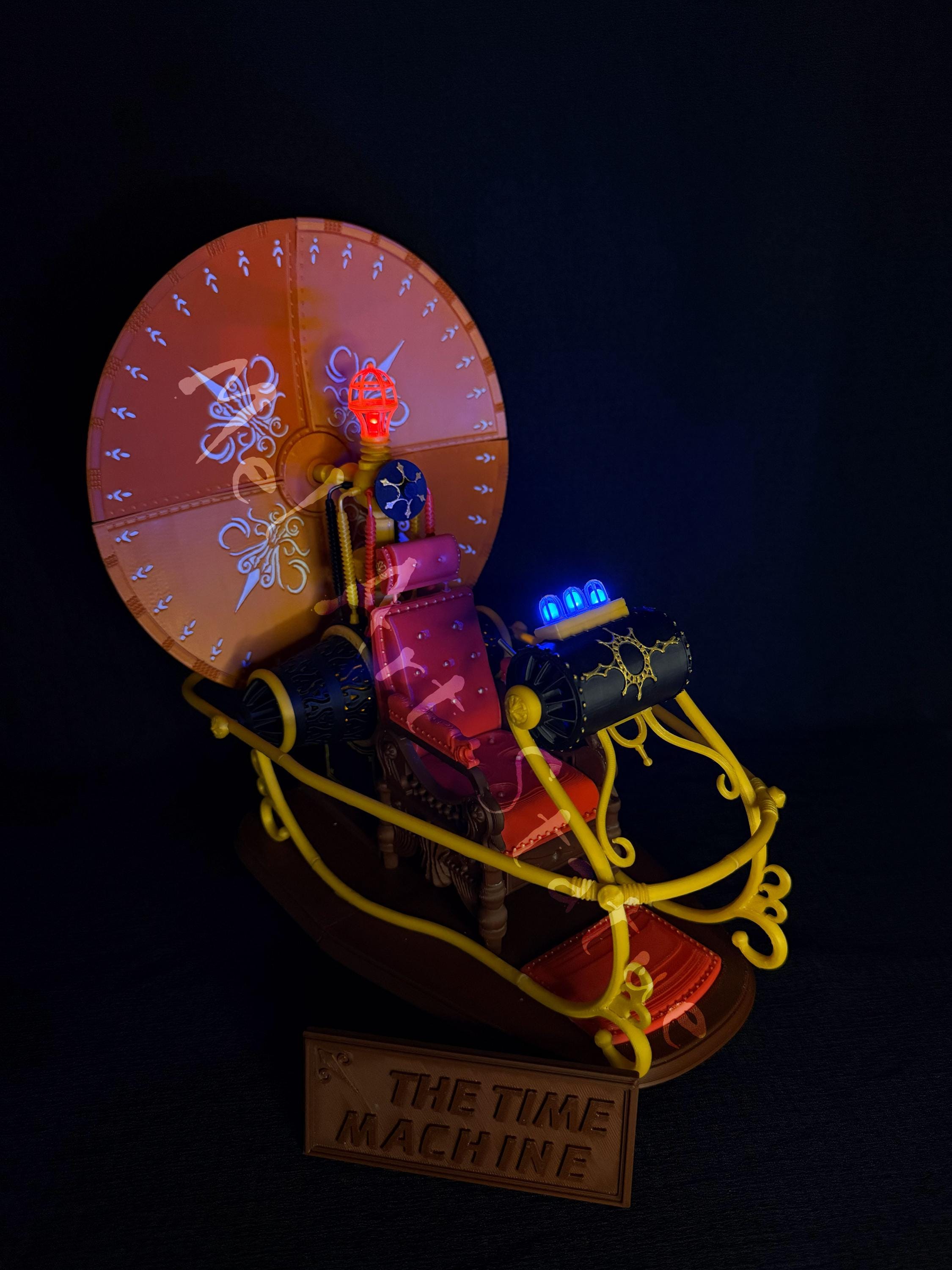 Lablled Time Machine The Time Machine 1960s Model With LED Lights | Retro Sci-fi Collectible ...