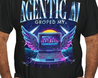 AI tshirt, ai groped my laptop, anti ai, ai idiots, gunny tee, agentic ai, ironic shirt, ai apocalypse, t-shirt, anti ai