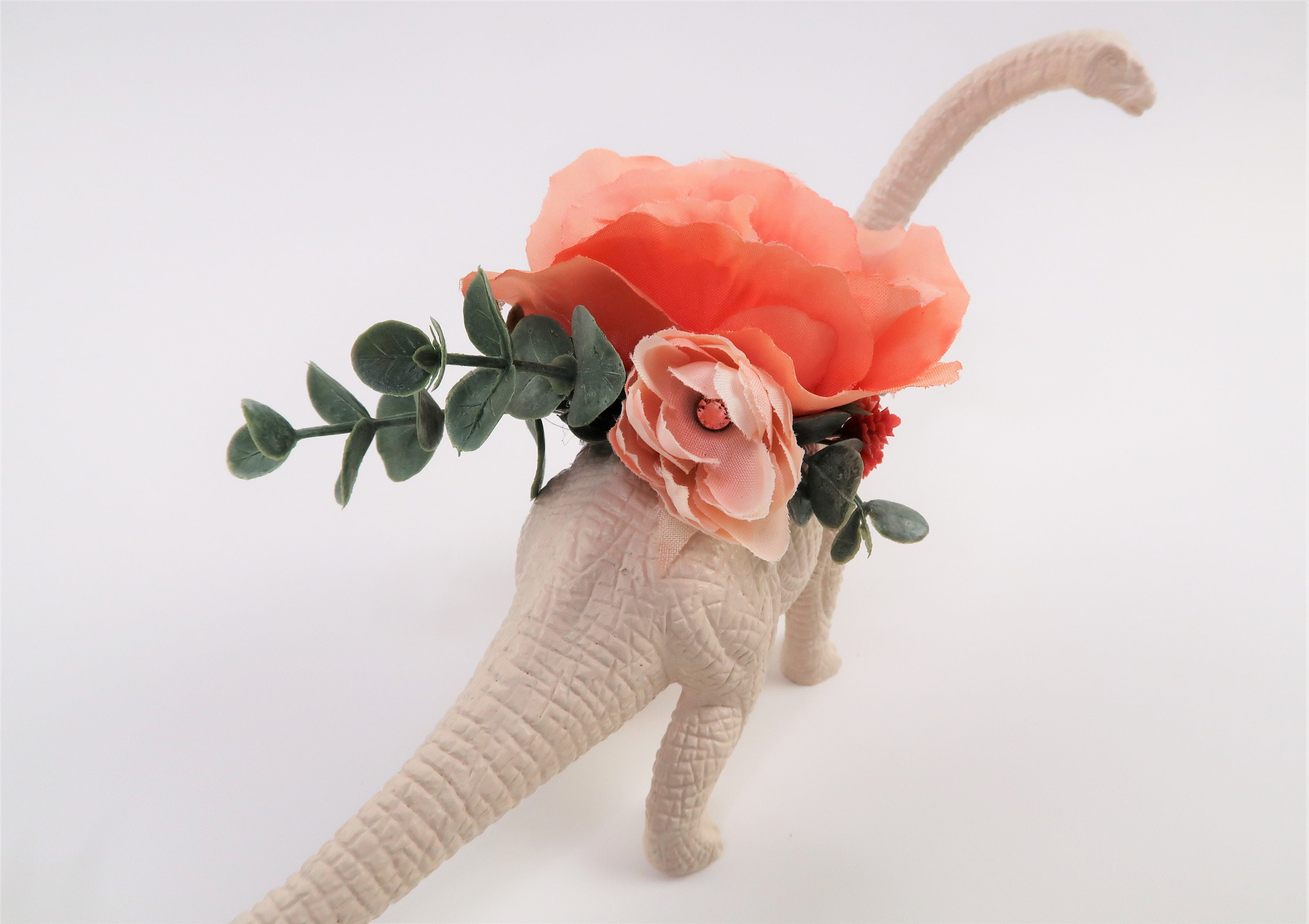 Dinosaur Cake Topper Flower Arrangement/ Home Decor Etsy