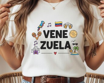 Venezuela Pride T-Shirt, Latin American Culture Tee