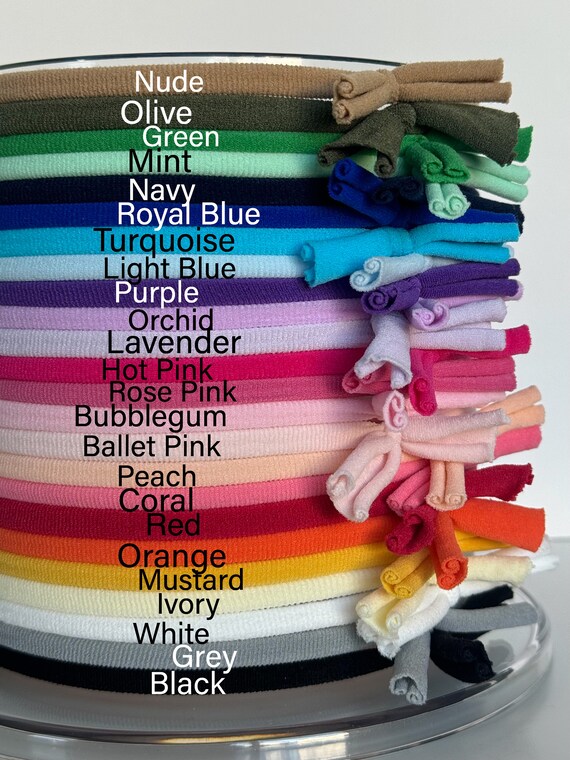 Headbands - Olive, Purple/blue, Multicolor Amazon.com: SIQUK 15 Pieces Top Knot Headband Turban  main image 2