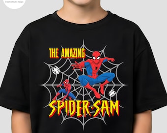 Personalized Spiderman Shirt: Custom Name Superhero Tee