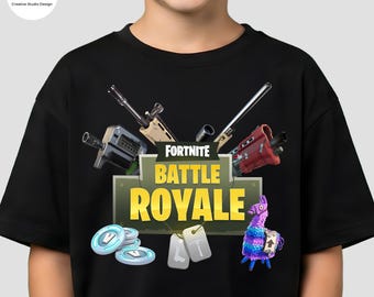 Personalized Fortnte Gamer Shirt: Custom Tee for Boys, Gamer Gift