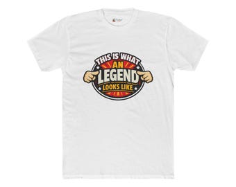 This Is What A Legend Looks Like T-Shirt | Funny Retro Badge Tee