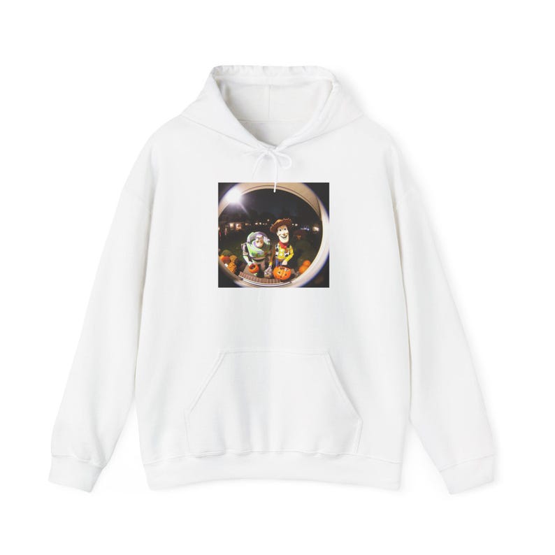 Toy Story Hoodie - Buzz & Woody Night Scene, Unisex Streetwear image 1