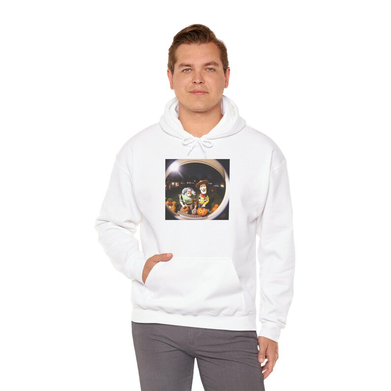 Toy Story Hoodie - Buzz & Woody Night Scene, Unisex Streetwear image 7
