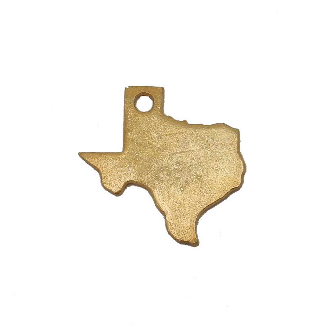 Texas State Cast in Gold Over Sterling Silver Cast Charm Etsy