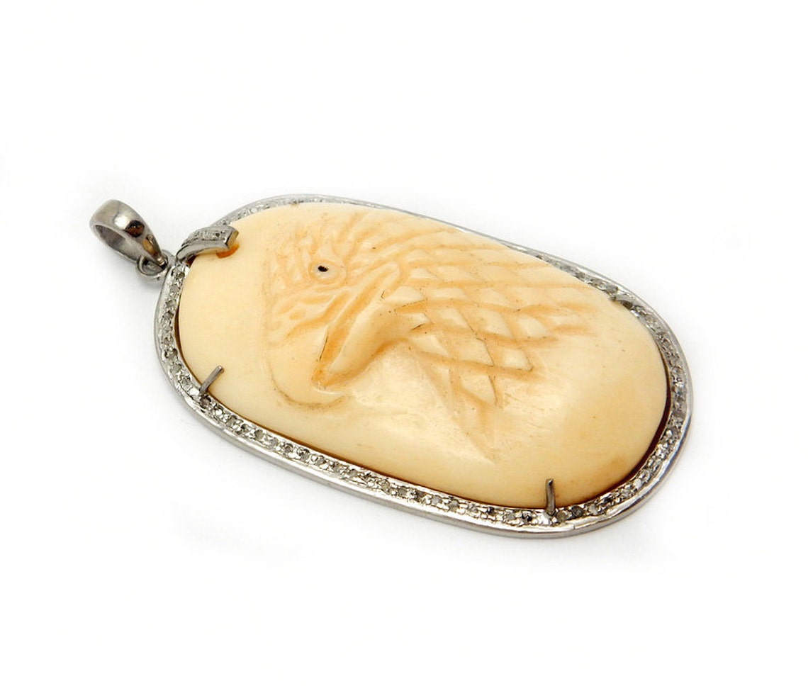 Oval Bone Necklace