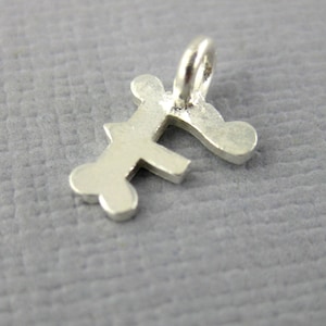 Silver Personalized Initial Letter Charm-- Sterling Silver "F" Pendant Charm