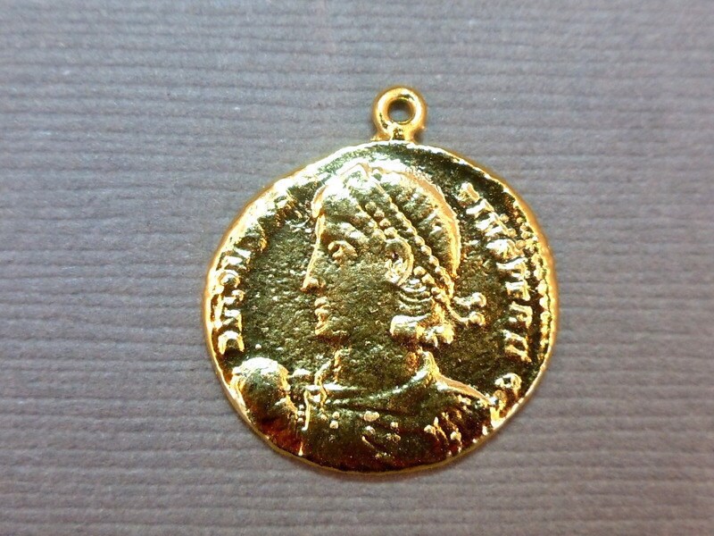 Roman Coin REAL AUTHENTIC Roman Constantine Coin Pendant Etsy