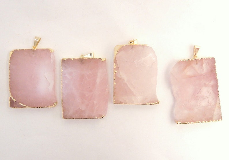 rose quartz pendant raw rose quartz pendant raw