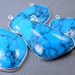•HOWLITE - FREEFORM• rope + dot bezel silver ring (size 8.75) main image 0