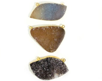 Gemstone Pendants with Gold Toned Bails - You Choose (S116B10-06)