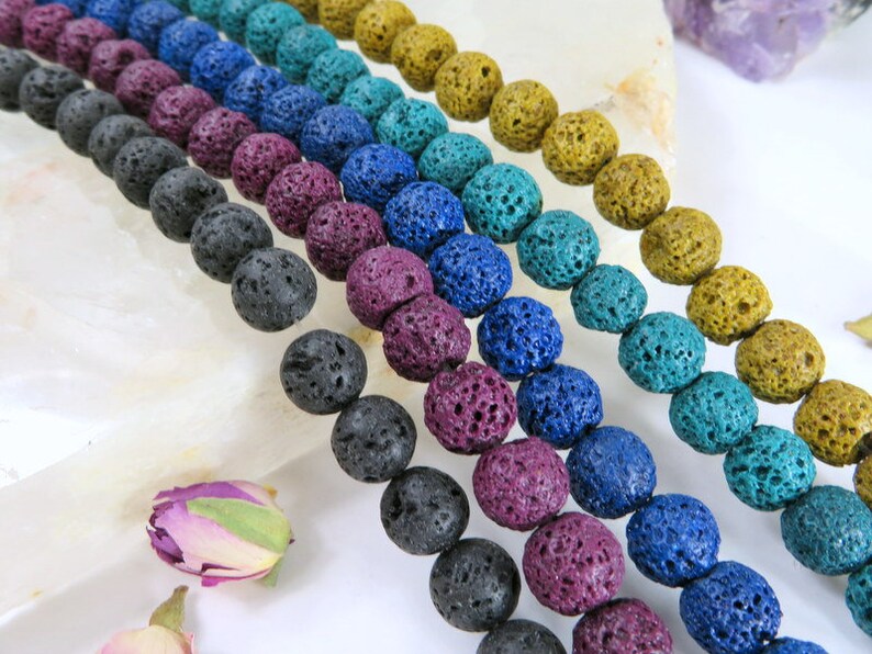 Lava Rock Bead Perfect for Essential Oils 10mm Beads 1 Etsy