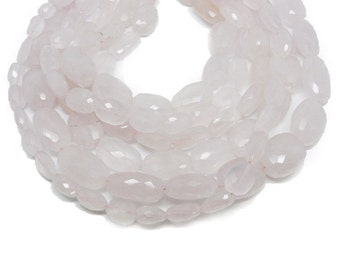 Rose Quartz Oval Large Beads-- 12-25mm Beads -- (S12B4-06)