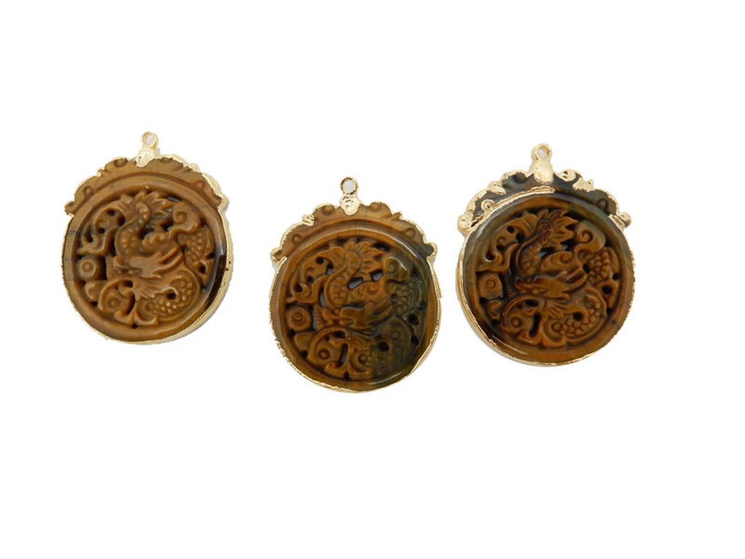金色龍 Dragon & Phoenix' 999.9 Gold Bangle