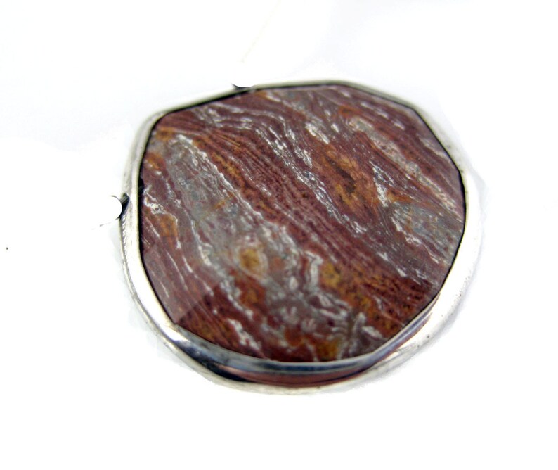 Zebra Jasper Bead Striped Red Zebra Jasper Drop With Etsy
