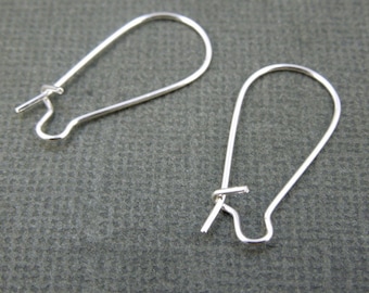 Ear Wires-- Silver Plated Ear Wires Earring Hooks -100 PAIRS (WB- Cmptr))