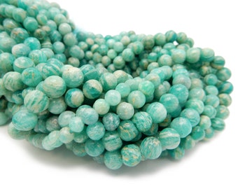 Amazonite Beads--Pretty Amazonite Round Beads-- ONE (1) STRAND (S104B10-03)