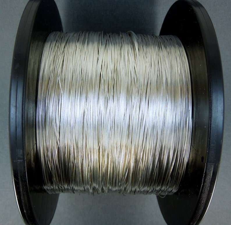 10 ft Sterling Silver Wire 20 GA Sterling Silver Round Half Hard Wire PER 10 FEET image 1