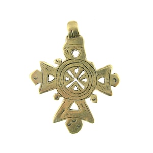 Bronze Koptische Kreuz Handwerker Charm Anhänger (S BC -21)