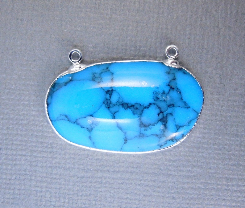 •HOWLITE - FREEFORM• rope + dot bezel silver ring (size 8.75)