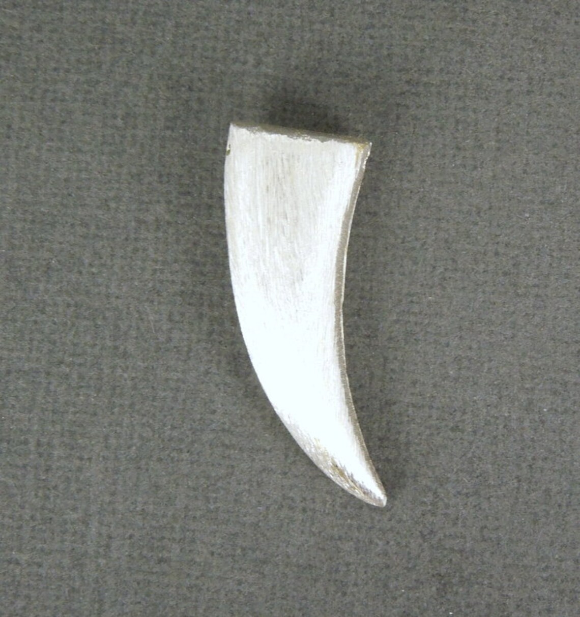 Silver Horn Bead Brushed Sterling Silver Horn Bead S22B109 Etsy