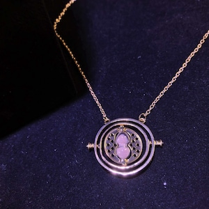Harry Potter Time-Turner Necklace, Magic World Fan Gift, Hermione Lover's Choice