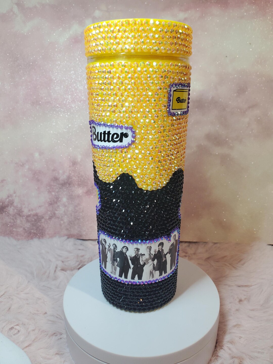 Bts Rhinestone BTS Butter Rhinestone Tumbler 500ml - Etsy