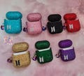 BTS inspired Bling Rhinestone Air Pod Case Apple Bangtan Kpop Merch Music Accessory