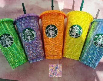 Tazza da caffè Starbucks con strass e cristalli scintillanti Venti, 24 once