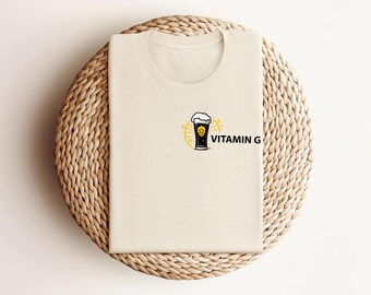 Vitamin Guinness Beer T-Shirt: Funny Beer Shirt, Patrick’s Day Gift