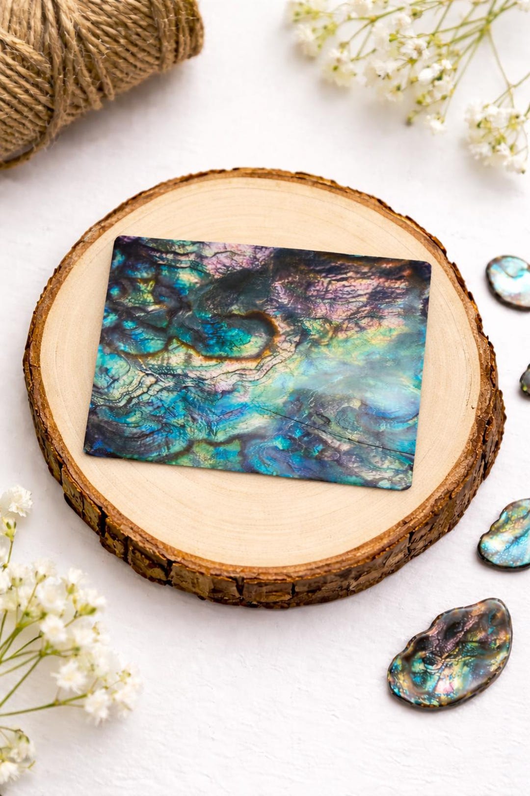 Holographic Abalone Shell Sticker – Iridescent Vinyl Decal - Etsy