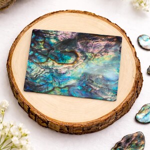 Holographic Abalone Shell Sticker – Iridescent Vinyl Decal