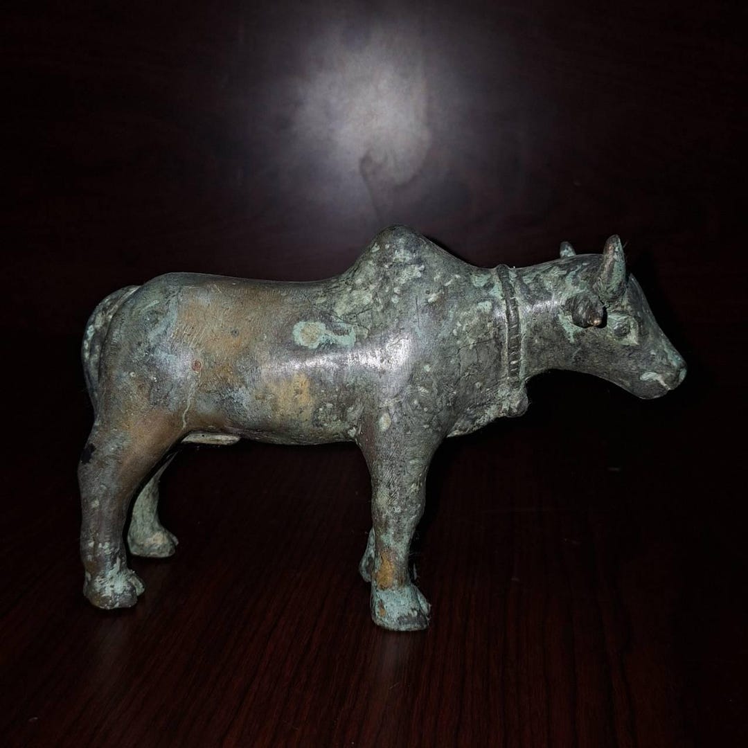 Roman Cow Unique Ancient Roman Bronze Cow Figure Statue - Etsy
