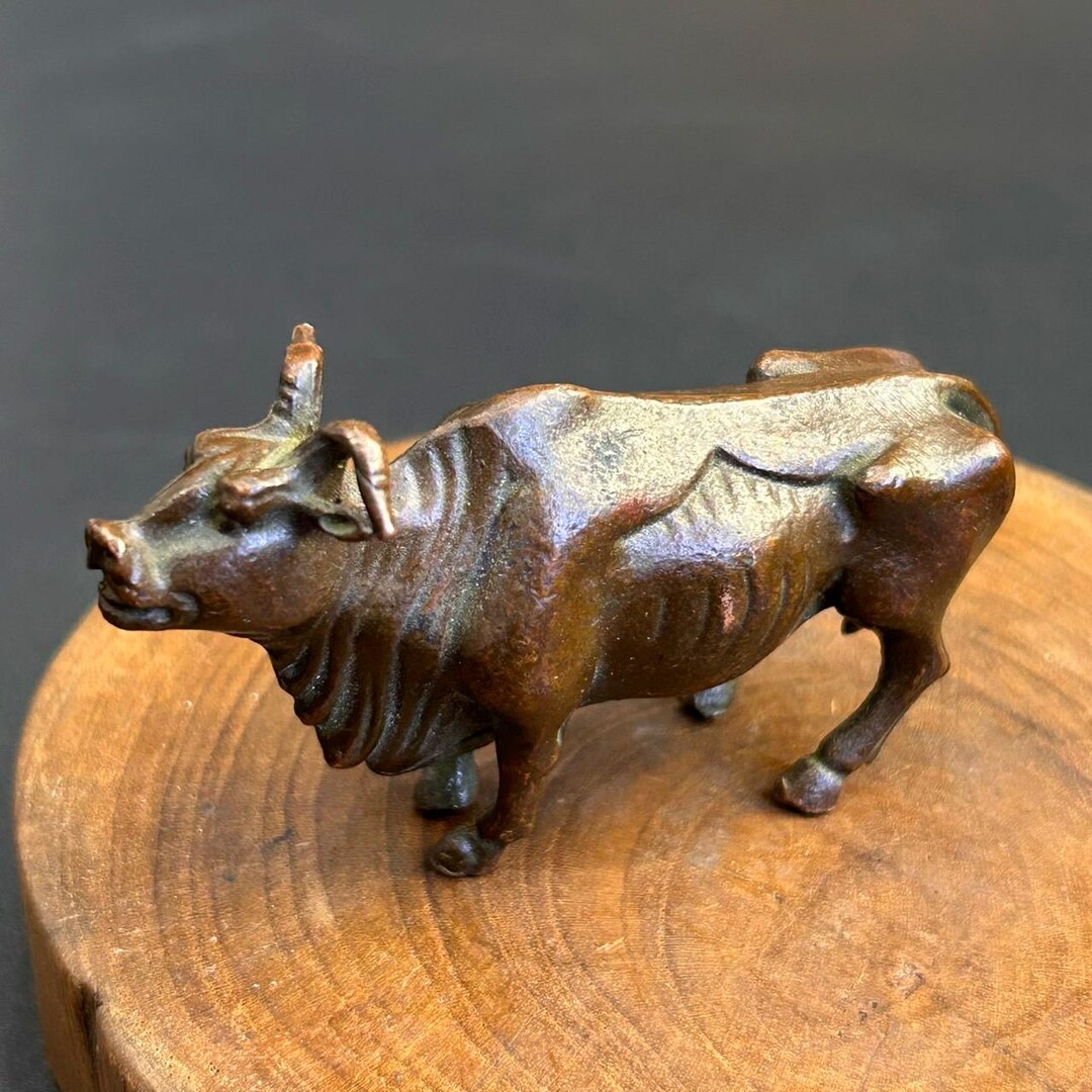 Roman Cow Ancient Roman Bronze Cow Animal Figure Statue - Etsy