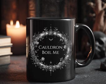 Cauldron Boil Me Black Mug | A Court of Thorns and Roses (acotar)
