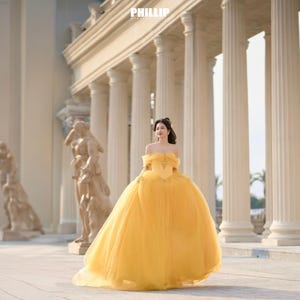 belle inspired homecoming dress Beauty And The Beast Belle Prom Dress Princess Belle Inspired Prom Dress Moment