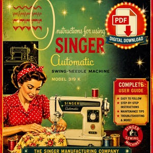 Singer Sewing Machine 1957 - Etsy Denmark