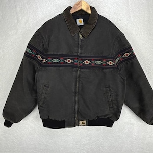 Vintage Carhartt Aztec Jacket - Etsy